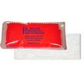Red Cloth-Backed, Gel Beads Cold/Hot Therapy Pack (4.5"x8")